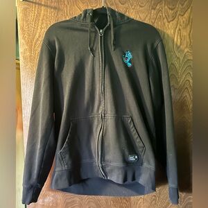 The Berrics x Santa Cruz zip up hoodie